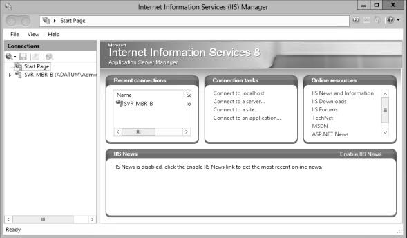 Lab 19: Configuring Windows Firewall 155 5. Select the Web Server (IIS) check box. The Add features that are required for Web Server (IIS)? page appears. 6. Click Add features. 7. Click Next.