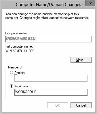 12 Installing and Configuring Windows Server 2012 12. Right-click the Ethernet connection and, from the context menu, select Properties. The Ethernet Properties sheet appears. 13.