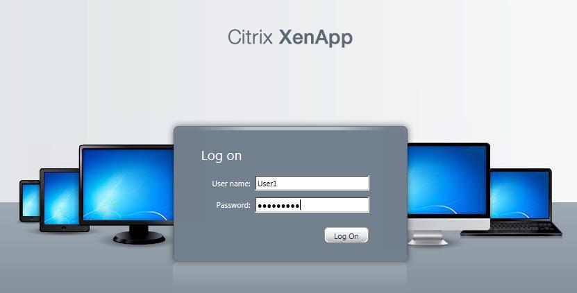 24. Return to Internet Explorer on the Student Desktop. Enter the URL of the XenApp 6.