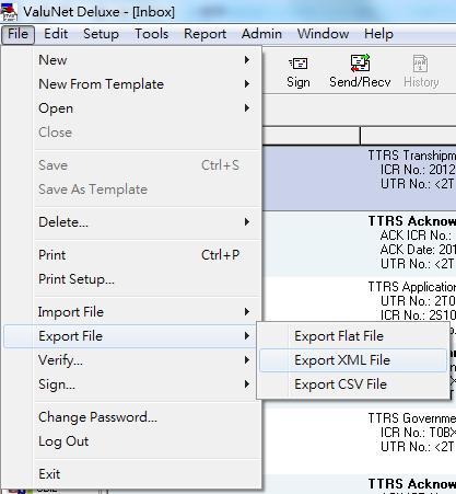 10.6 EXPORT FUNCTION 10.6.1 EXPORT XML FILE User can export the notification details in XML file format for generation of other