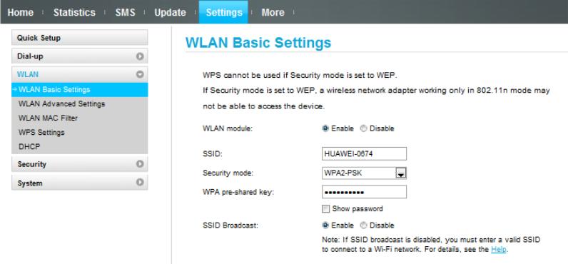 Settings>WLAN>WLAN Basic Settings>WLAN module: Disable болгон унтраах буюу зөвхөн LAN кабелаар ашиглах, Enable болгон Wi-Fi