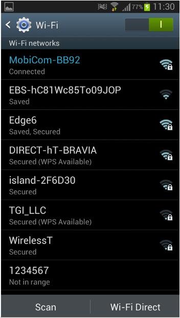 Wi-Fi networks > MobiCom- BB92