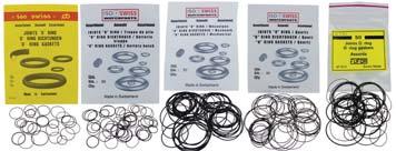 UK Gaskets Eufor Gaskets ISO Gaskets (Nitrile (NBR) black rubber) Choice of thicknesses & diameters (for slim & quartz watches etc.) for watch case backs & bezels.