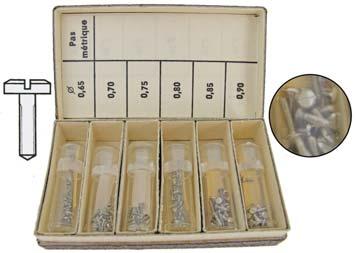 95 Case Screws (Diagram 130) Wrist Watch - Made - Graded Includes standard & long with bevel & with round head Threads in Graded Compartments: S37353 Case Screws (Diagram 132) PACK*150 29.