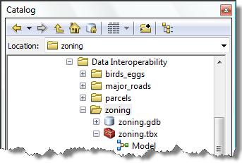 Exercise 2c: Automating quick conversion tools with ModelBuilder The Data Interoperability quick conversion tools can be used in ModelBuilder and connected to other geoprocessing tools to automate