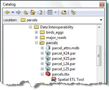 4. Right-click the parcels folder and click New > Toolbox. 5.