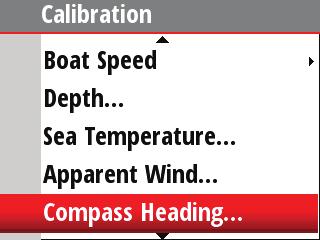 Apparent Wind This provides an offset calibration in degrees to compensate for any mechanical misalignment between the masthead unit and the center line of the vessel.