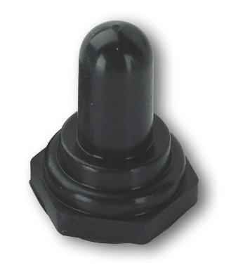 Toggle Switch Cover Tough EDPM rubber covers to protect switches from moisture, dust and dirt. Built-in hex nut base screws onto all GB toggle switches.