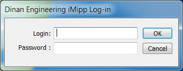 Opening the imipp application should prompt you with a login screen.