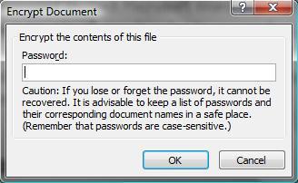 You may also set files to require a password to be modified.
