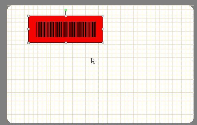 Move the barcode so that it s position is within
