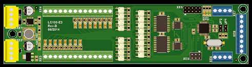 board with 16 inputs/outputs, 4