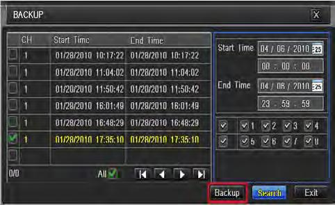 PART 8 - SETTING UP THE DVR TO BACKUP FILES Q-SEE QUICK INSTALLATION GUIDE The DVR supports backing up to a USB flash drive, USB hard drive, and USB burner.