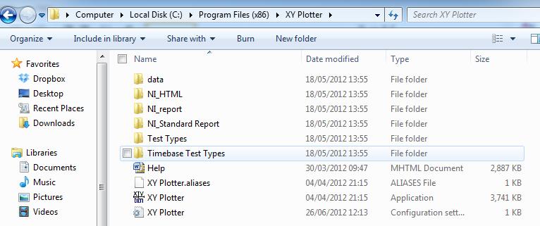 To edit the XY Plotter Device name, open the XY Plotter config file which is located in the XY plotter folder on the drive you saved it to when installing.