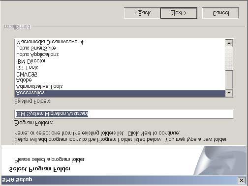 5. Click Next. The Select Program Folder window opens. Figure 3. Installing SMA: Select Program Folder window 6.