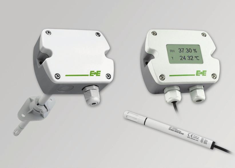 Humidity and Temperature Transmitter for Demanding Climate Control The transmitter by E+E Elektronik meets the highest requirements in demanding climate control applications.