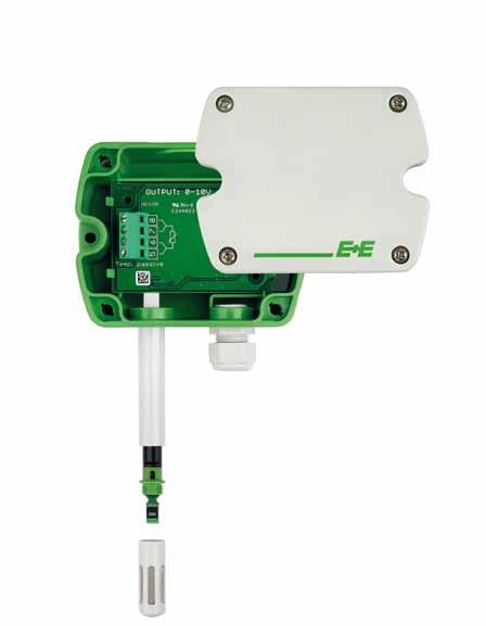 EE160 Specially designed for HVAC, the EE160 sensor by E+E Elektronik is a costeffective, highly accurate and reliable solution for measuring relative air humidity and temperature.
