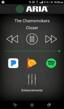 You can play music from any music app