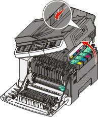 18 Close the front door. Replacing a toner cartridge Replace the specified toner cartridge (yellow, cyan, magenta, or black) when 88 Replace <color> Cartridge appears.