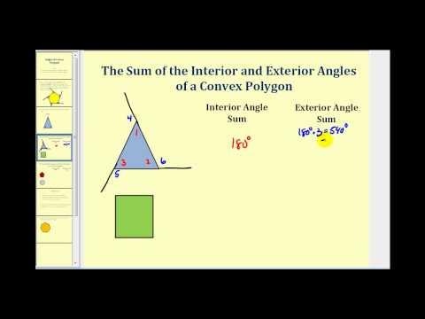 James Sousa,Interior and Exterior Angles ofapolygon Other Videos: 1. http://www.mathplayground.