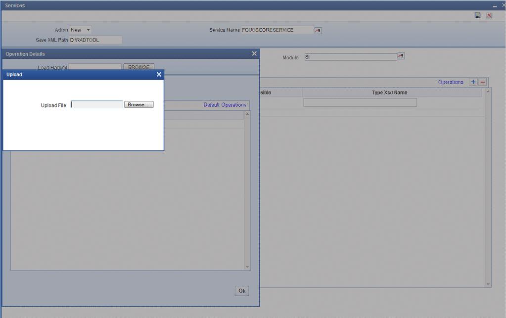 Fig 3.11: Screen to Load Radxml.