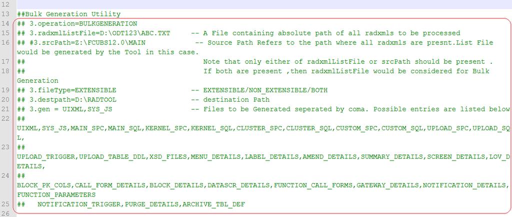 gen: Provide the type of files to be generated example : UIXML, SYS_JS, MAIN_SPC, MAIN_SQL,KERNEL_SPC, KERNEL_SQL Fig 4.3.