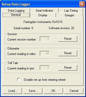 12.1.2 General Click the General tab to display the General page ( Figure 32) of the Setup Data Logger Dialog.