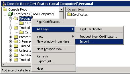 Recovering Your Report Server and Importing Certificates 14. Verify your selections and click Finish.