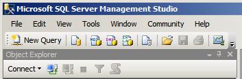 NET START MSSQLSERVER /c /m Wait for the service to start successfully. 4. Start SQL Server Management Studio and log in with the local SQL account.