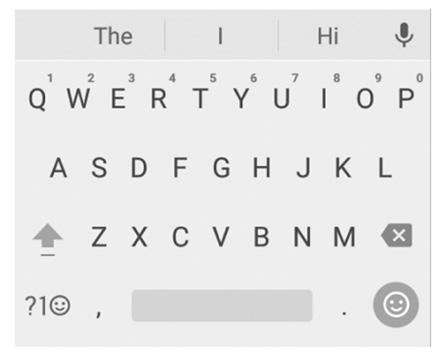 Knowing the Basics 2. Open the Notification Panel and tap Change keyboard. 3. Select the input method you need.