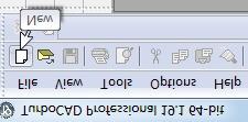 Select the New drawing icon at the top of the TurboCAD