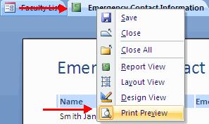 Print a Report After you have generated a report, you can print the report.