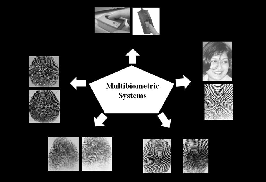 Multi- algorithm systems: In multi- algorithm systems use one biometric trait but use two or more different matching algorithms. For example, In Lu et al.