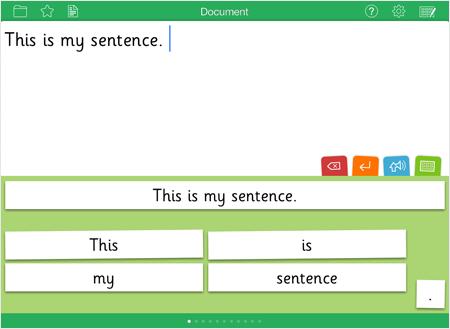 Use, Create, and Edit Sentence Sets Open a Sentence Set To open a Sentence Set, tap to browse your ipad, LearningGrids, Dropbox, Google Drive, OneDrive, or WebDAV, and then tap a Sentence Set to open