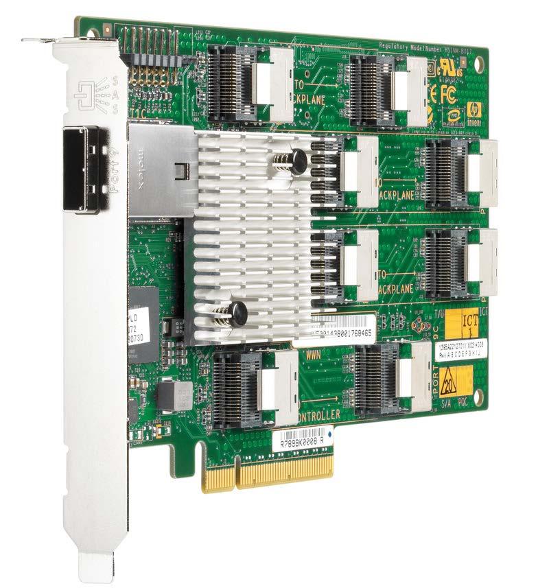 Overview The HPE Smart SAS Expander Card enhances the Smart Array controller family by allowing support for more than 8 internal hard disk drives on select ProLiant servers when connected to a Smart