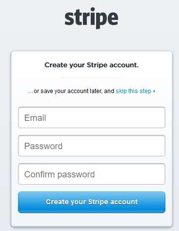Page 8 Stripe Create Account To create a Stripe account use this URL: https://dashboard.stripe.