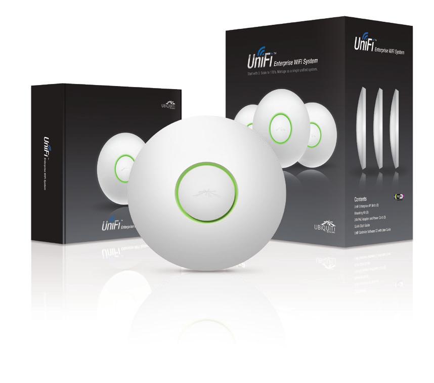 UniFi AP-PRO (UAP-PRO) The UAP-PRO supports speeds of up to 300 Mbps in the 5 GHz radio band and up to 450 Mbps in the 2.4 GHz radio band.