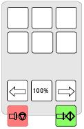 DIRECTION KEYS These keys control axis directional movements +4 & -4 = Additional axis Reference all axis Feed stop (Red) / Feed start (Green) works all modes but EDIT & ZRN SPINDLE
