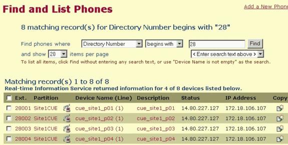 If no phones are in the Cisco CallManager fallback state, indicated by the REGISTERED status, as previously shown, SRST is not active for those devices.