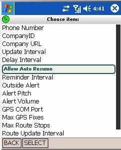 vi) Allow Auto Resume This allows the user to toggle whether or not they want the device to automatically resume after it updates.