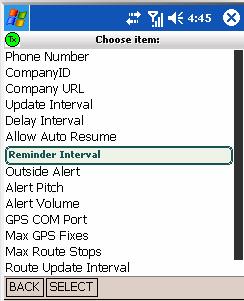 If you would like the phone to automatically resume enter 1, otherwise, enter 0. Then when you are done, click FINISH.