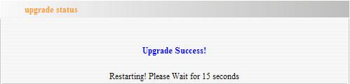 Then please click the Upgrade button in the Interface of the router to run the TFTP server for upgrade. 5.