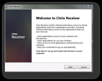 Start to install Citrix