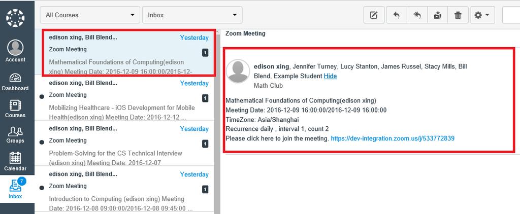 Display Your Recordings Click the My Recordings tab to see the list of meetings that you recorded. If the recording is not ready, it will show a status of processing.