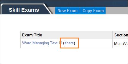 How to Share a Concept Exam SNAP enables instructors to share Concept Exams with other instructors at the same school.
