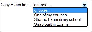 How to Copy a Concept Exam To copy a Concept Exam, If you are teaching more than one course, select a course from the course navigation pane on the left side of the page.