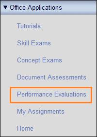 How to Delete a Performance Evaluation Attempt When students have completed Performance Evaluations, those attempts will appear on the Performance Evaluations page.