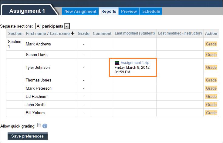 How to Grade Multiple Files You may have chosen to have your students Upload Multiple Files