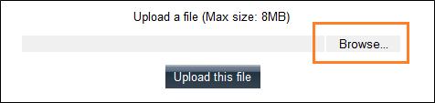 How to Upload a File Instructors can upload a file to the Our Digital World (ODW) Companion website, but the uploaded file will only be available to the instructor. To upload a file: 1.