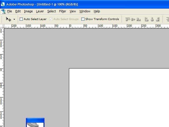 Rulers: When your new page loads the Rulers around the boarder of the page may or may not be showing